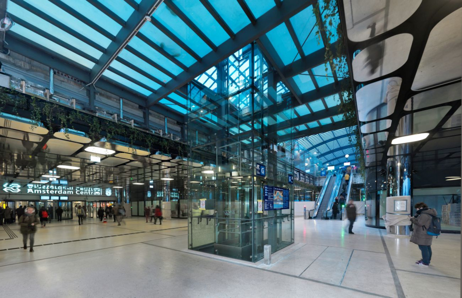 Kondor Wessels Amsterdam - Amsterdam Centraal Station - Afbouw poortvrije passage IJhal